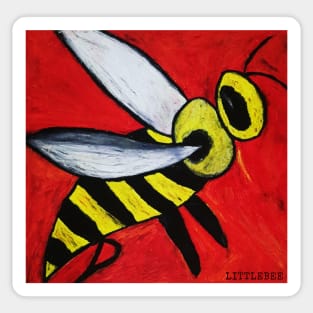 Abstract Artsy Bee Nature Lover T-shirt Sticker